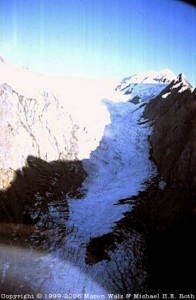 Fox Glacier aus dem Helikopter