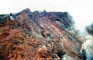 Am Kraterrand von Mount Ngaurohue
