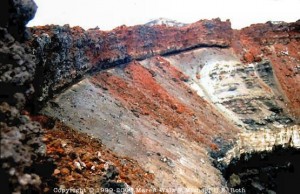 Am Kraterrand von Mount Ngaurohue