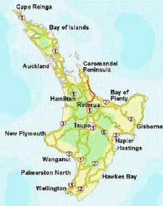 Route: Rotorua - Tairua