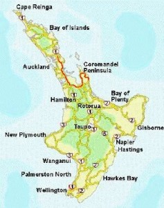 Route: Tairua - Whangarei