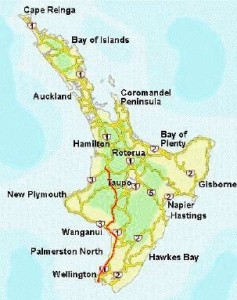 Route: Waitomo - Wellington